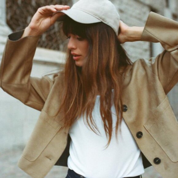 ZARA Faux Suede Jacket - Picture 3 of 14